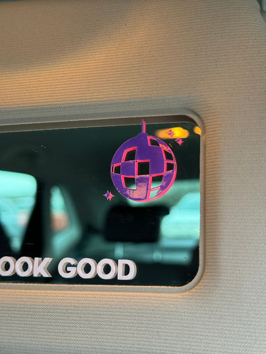 Car Mirror Decal