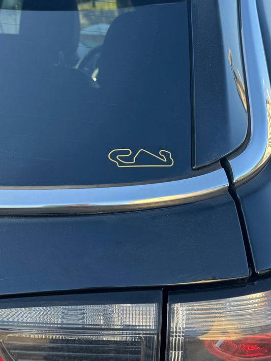 Formula 1 Track Bumper Sticker