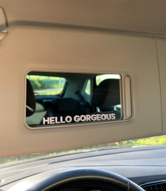Car Mirror Decal