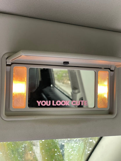 Car Mirror Decal