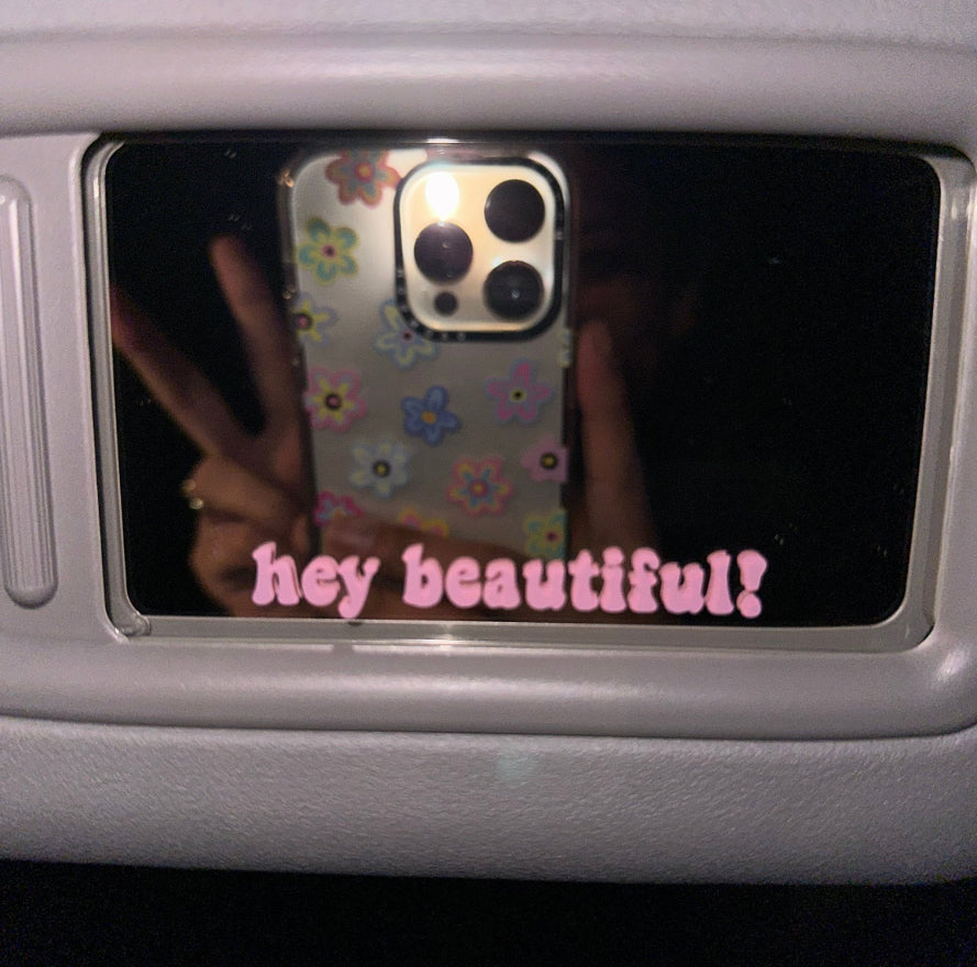 Car Mirror Decal
