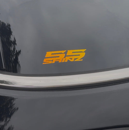 F1 Driver No. Sticker