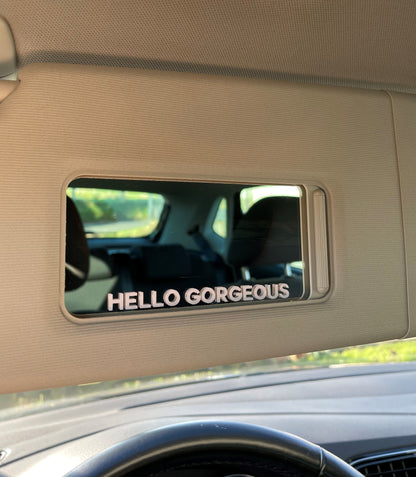 Car Mirror Decal